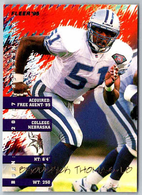1995 Fleer Broderick Thomas #243