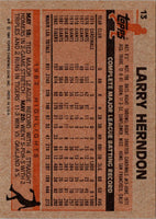 1983 Topps Larry Herndon #13 EX