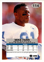 1992 Fleer Mike Farr #114