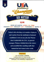 2013 Panini USA Champions Bob Watson #38