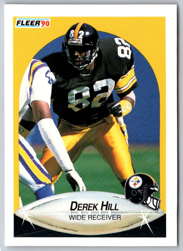 1990 Fleer Derek Hill #142 Rookie