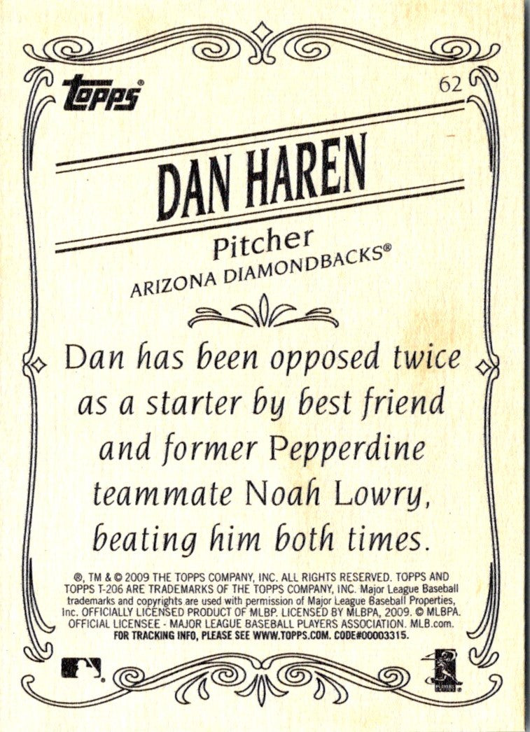 2009 Topps 206 Dan Haren