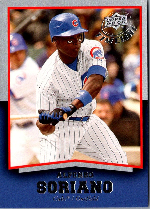 2008 Upper Deck Timeline Alfonso Soriano #13