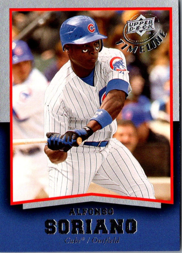 2008 Upper Deck Timeline Alfonso Soriano