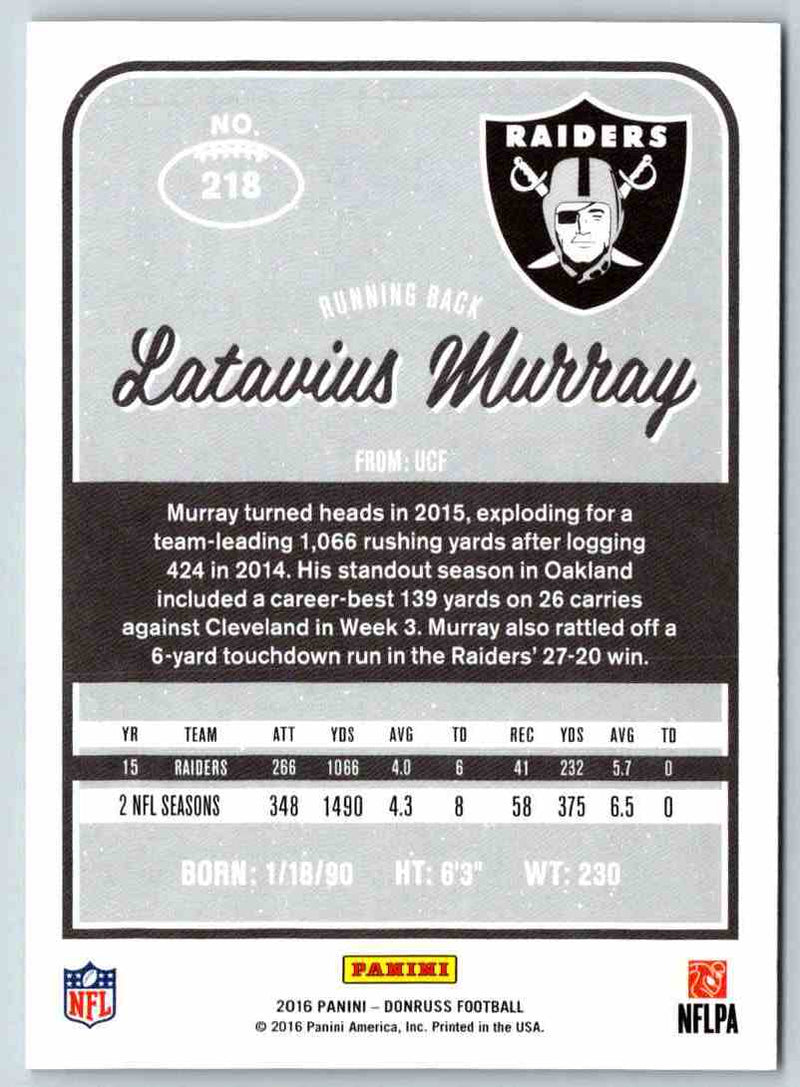 2016 Donruss Latavius Murray