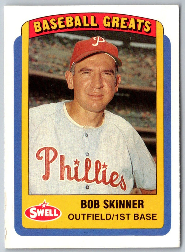 1990 Swell Baseball Greats Bob Skinner #129