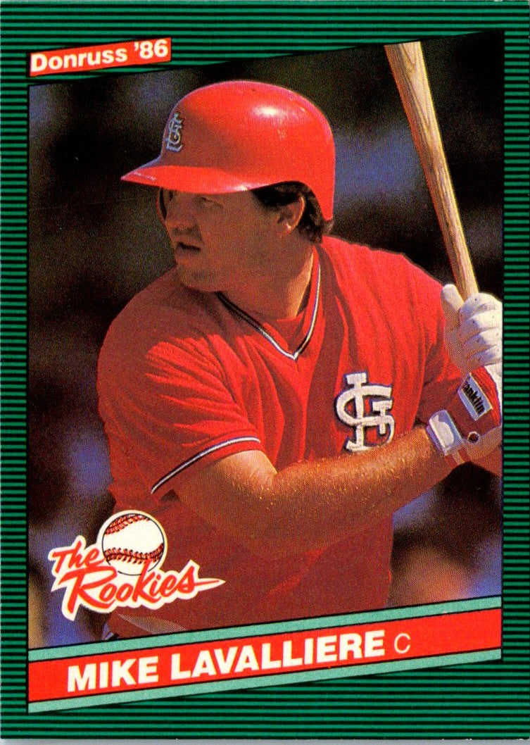 1986 Donruss The Rookies Mike LaValliere