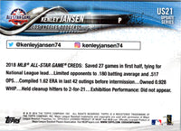 2018 Topps Update Kenley Jansen #US21 /67