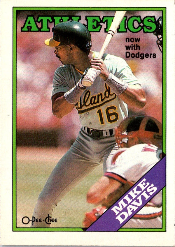 1988 O-Pee-Chee Mike Davis #217