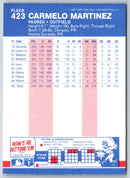 1987 Fleer Carmelo Martinez