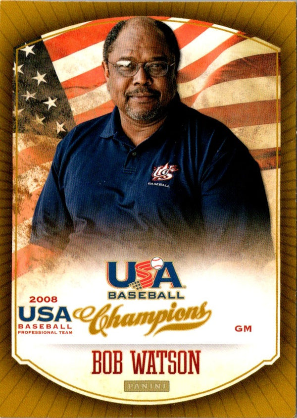 2013 Panini USA Champions Bob Watson #38