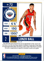 2019 Panini Contenders Lonzo Ball #72