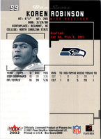 2002 Fleer Box Score Koren Robinson #59