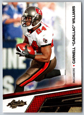 2010 Panini Absolute Memorabilia Carnell Cadillac Williams #92