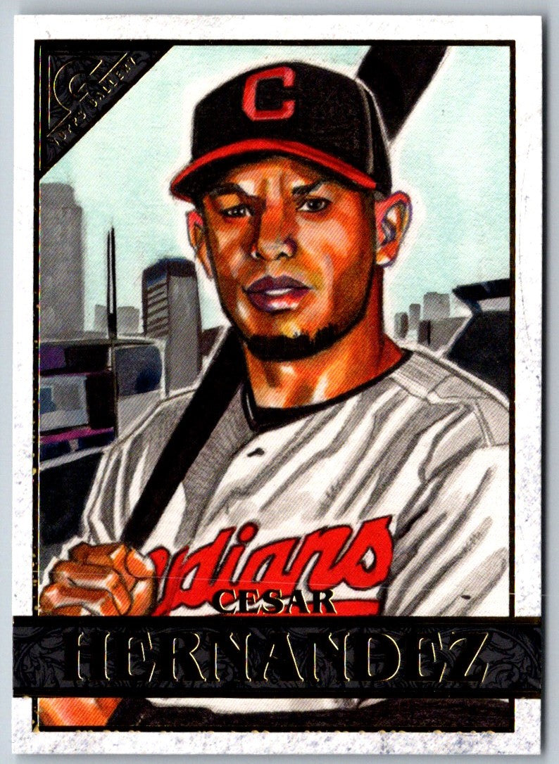 2020 Topps Gallery Cesar Hernandez