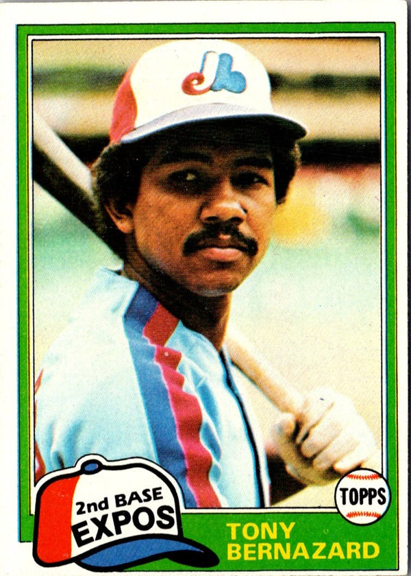 1981 Topps Tony Bernazard #413