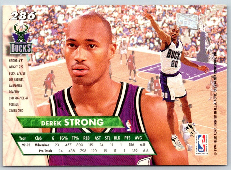 1993 Ultra Derek Strong