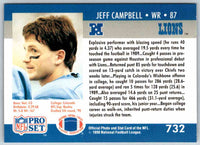 1992 Proset Jeff Campbell #732