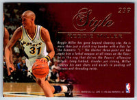 1995 Flair Style Reggie Miller #239