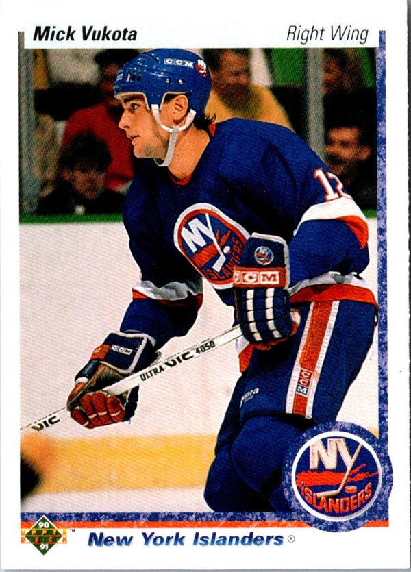 1990 Upper Deck Mick Vukota #39 Rookie