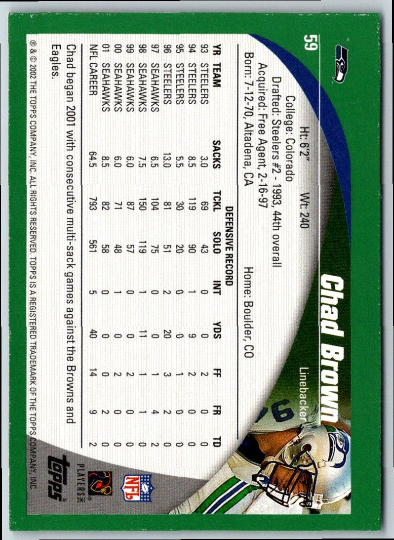 2002 Topps Chad Brown