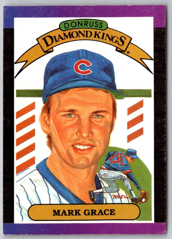 1989 Donruss Diamond King Mark Grace #17