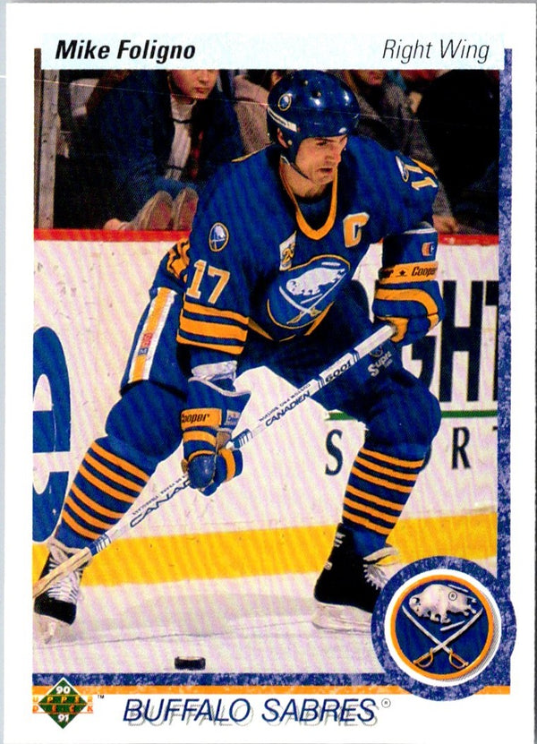 1990 Upper Deck Mike Foligno #378