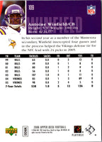 2006 Upper Deck Antoine Winfield #109