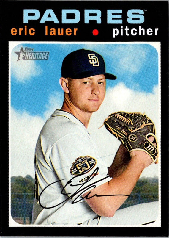 2020 Topps Heritage Eric Lauer #296 NM-MT+