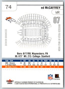 2003 Fleer Authentix Ed McCaffrey
