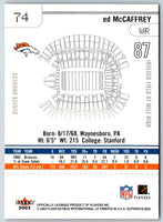 2003 Fleer Authentix Ed McCaffrey #74