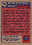 1985 Topps Eddie Edwards