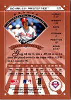 1997 Donruss Preferred Cut to the Chase Gregg Jefferies #128