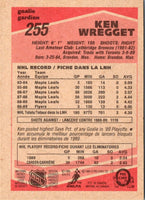 1989 O-Pee-Chee Ken Wregget #255