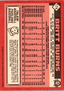 1986 O-Pee-Chee Britt Burns