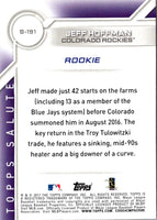 2017 Topps Jeff Hoffman #S-191