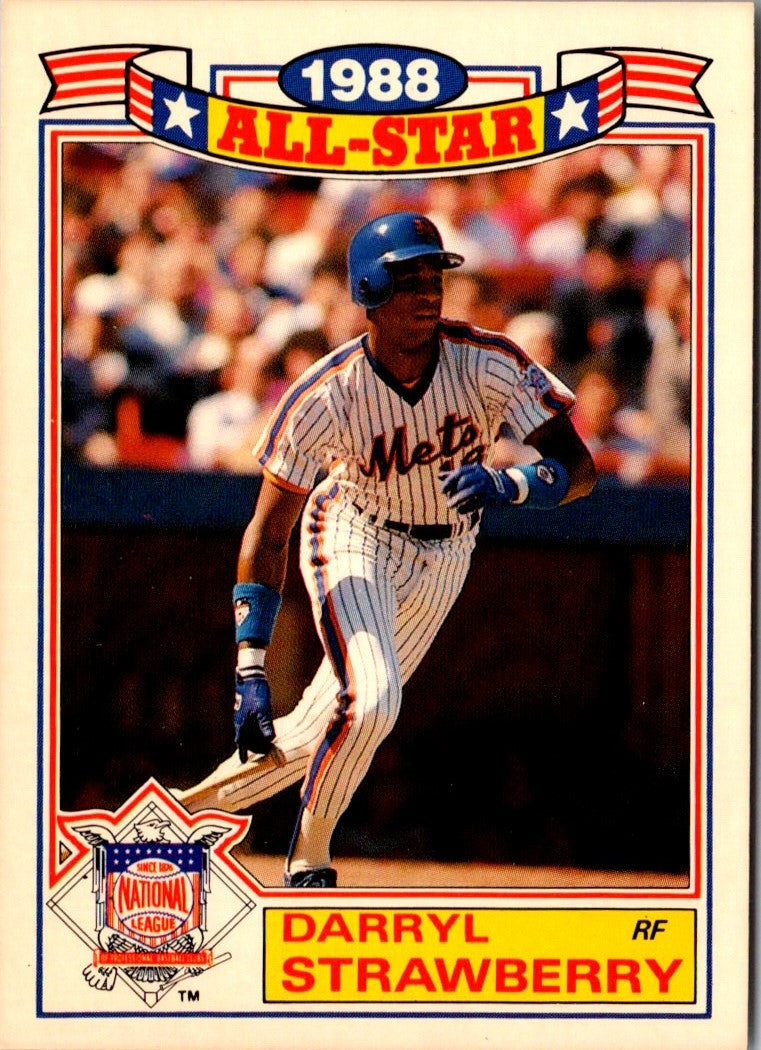 1989 Topps Glossy All-Stars Darryl Strawberry