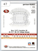 2003 Fleer Authentix Garrison Hearst