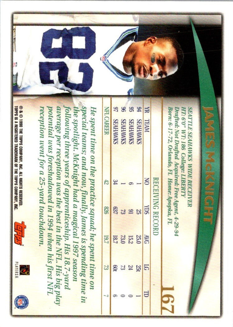 1998 Topps James McKnight