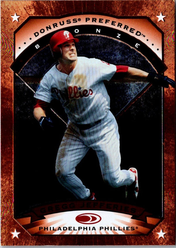 1997 Donruss Preferred Cut to the Chase Gregg Jefferies #128