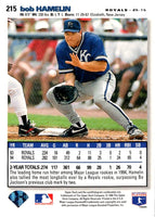 1995 Collector's Choice SE Silver Signature Bob Hamelin #215