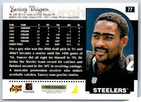 1996 Score Yancey Thigpen #77