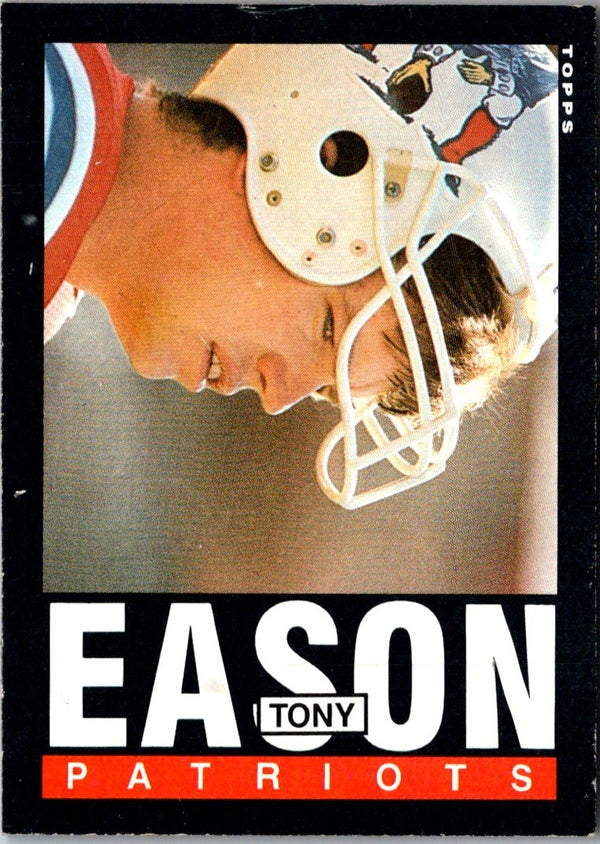 1985 Topps Tony Eason #323 Rookie