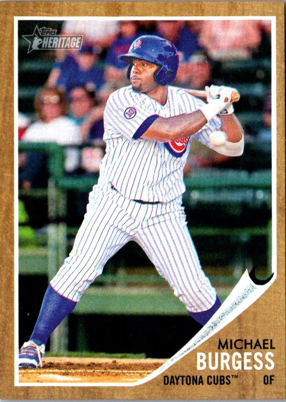 2011 Topps Heritage Minor League Michael Burgess #73