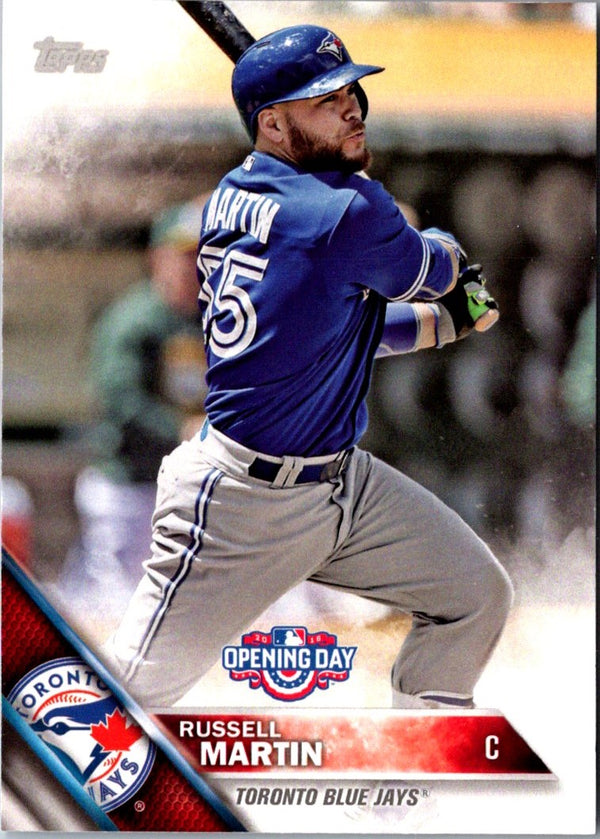 2016 Topps Opening Day Russell Martin #OD-8