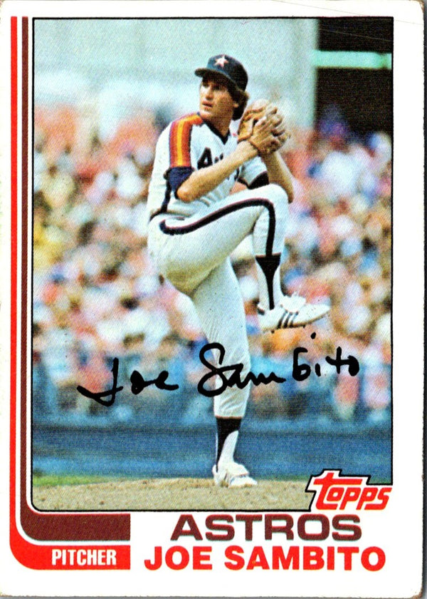 1982 Topps Joe Sambito #34