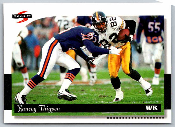 1996 Score Yancey Thigpen #77