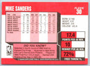 1989 Fleer Mike Sanders