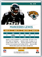 2013 Panini Rookies & Stars Marcedes Lewis #49