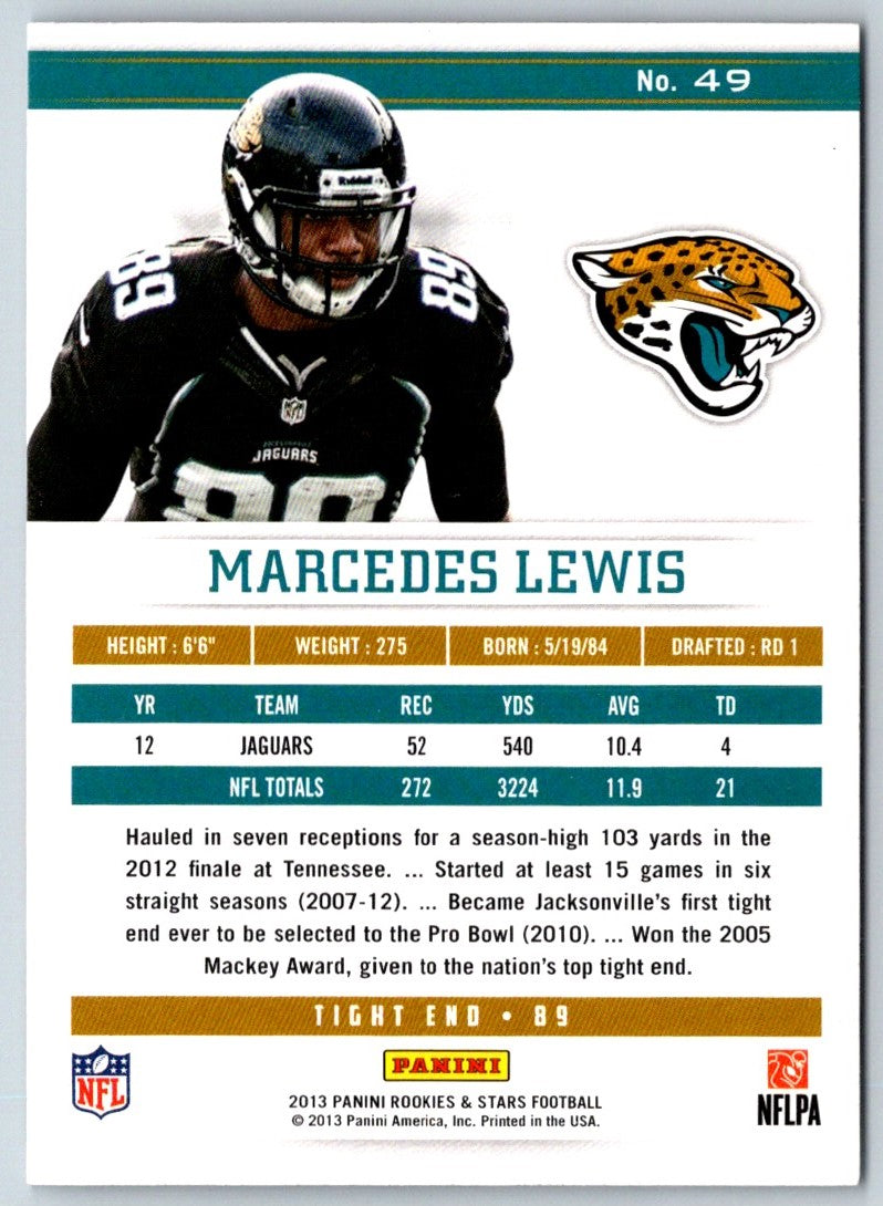 2013 Panini Rookies & Stars Marcedes Lewis